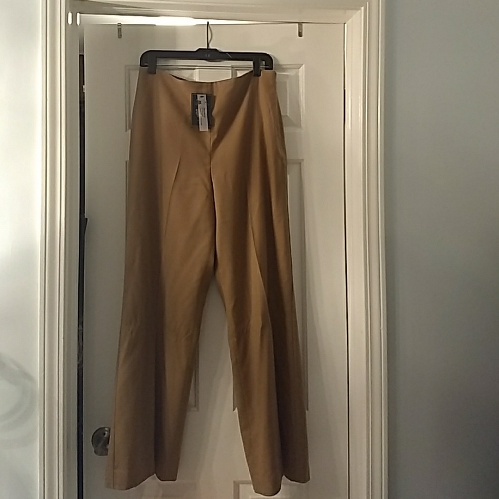 Talbots Hollywood Camel Khaki Wool Pants Size 12
